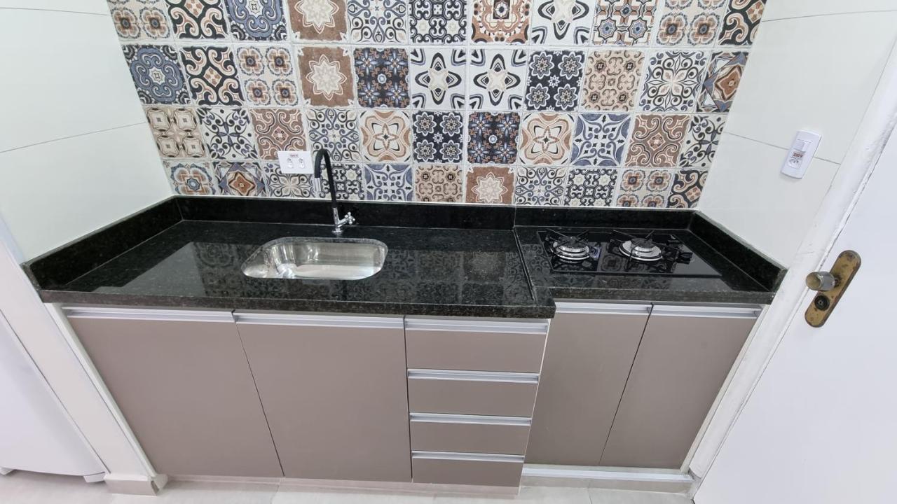 Apartamento Kit Praia Grande Na Guilhermina Frente Mar Lejlighed Eksteriør billede