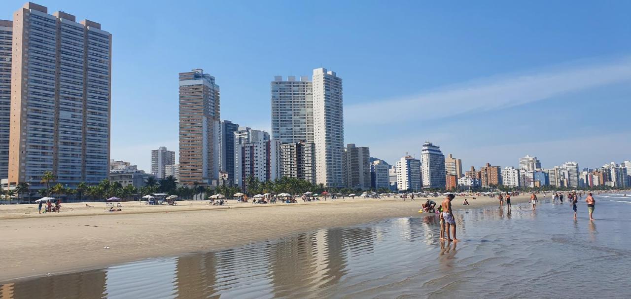 Apartamento Kit Praia Grande Na Guilhermina Frente Mar Lejlighed Eksteriør billede