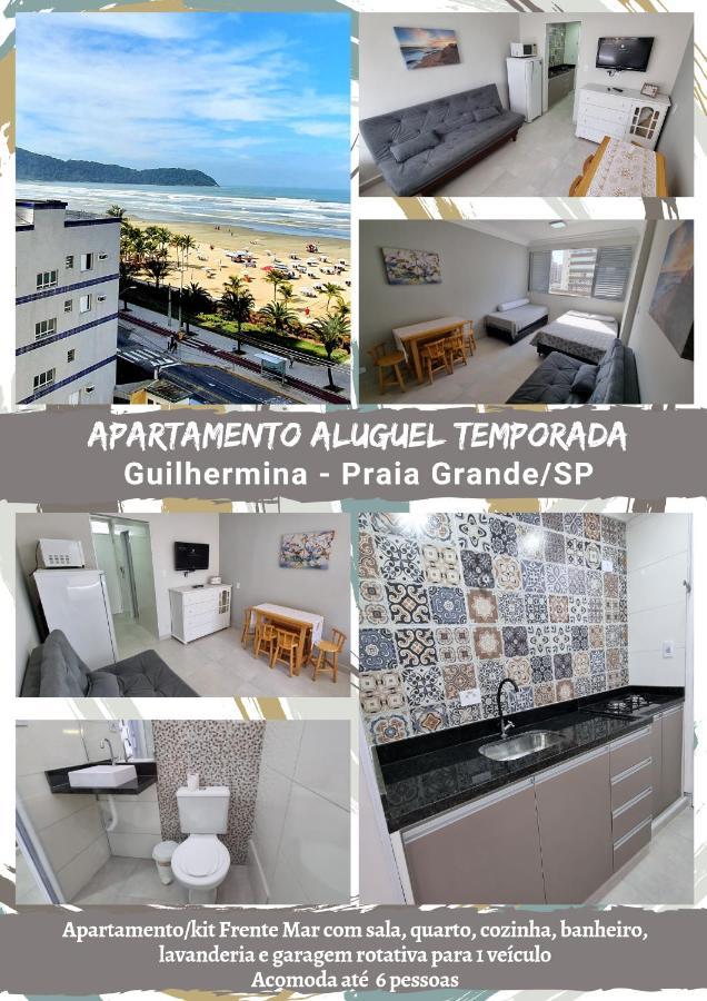 Apartamento Kit Praia Grande Na Guilhermina Frente Mar Lejlighed Eksteriør billede