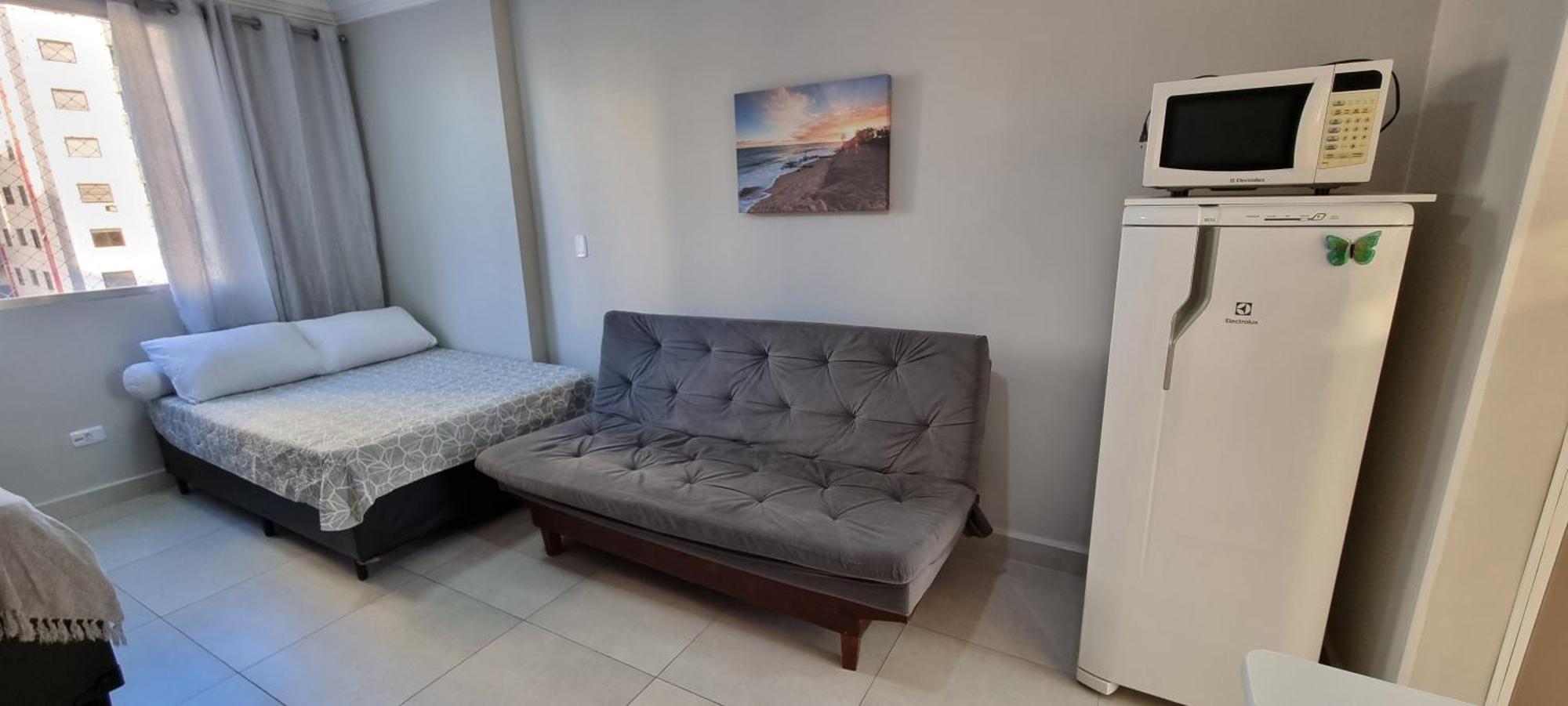 Apartamento Kit Praia Grande Na Guilhermina Frente Mar Lejlighed Eksteriør billede