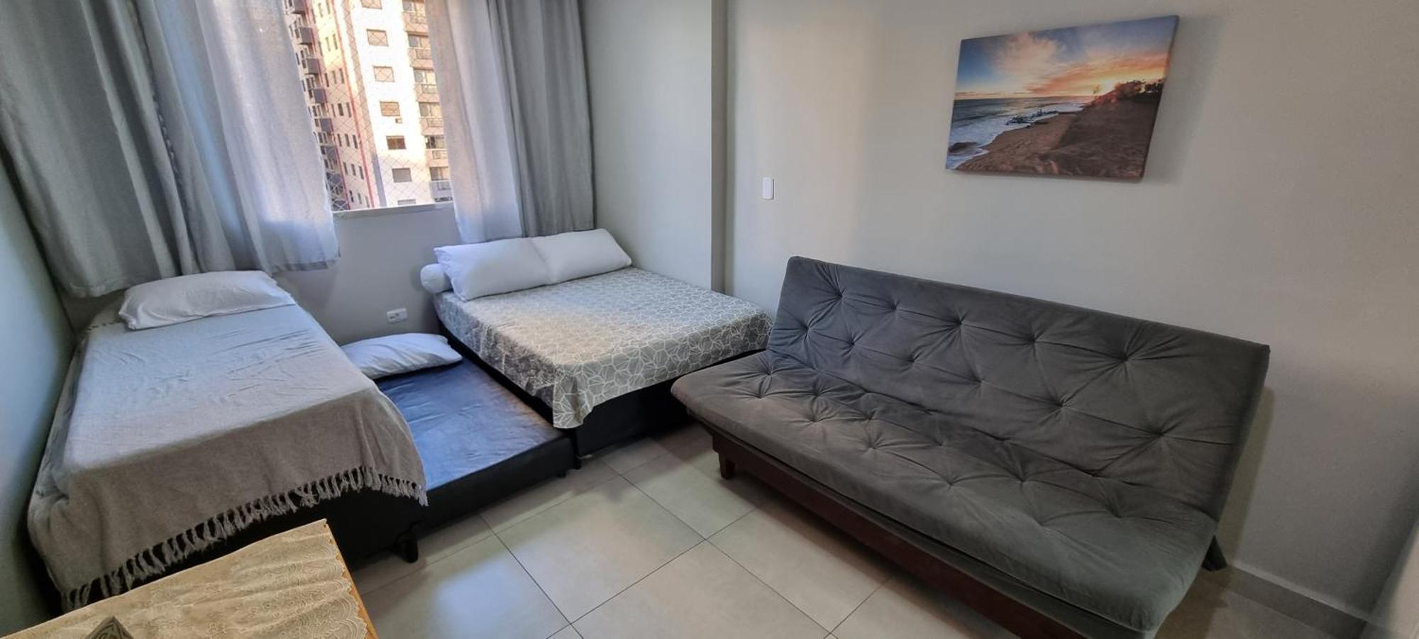 Apartamento Kit Praia Grande Na Guilhermina Frente Mar Lejlighed Eksteriør billede